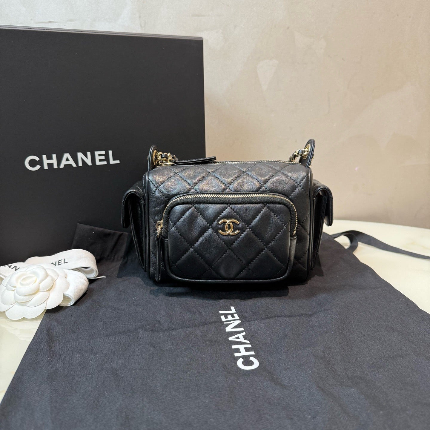 Chanel 24k Camera Case Small